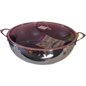 Princess House Silver Cookware with Glass Lid